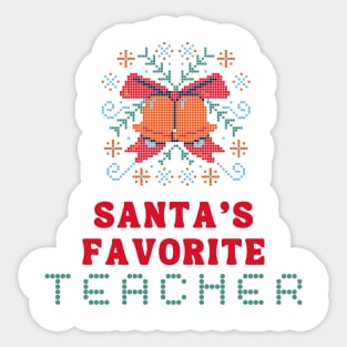 Christmas Teacher Gift Sticker